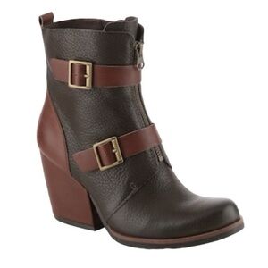 Korks by Kork-Ease Richards Pebble Leather Ankle Boots Size 8.5 Women’s